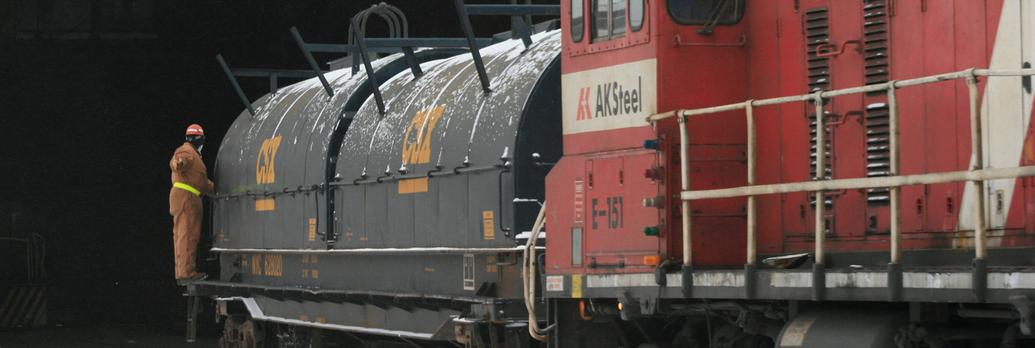 Locomotive Operator and Switchman staffed to work on CSX locomotive