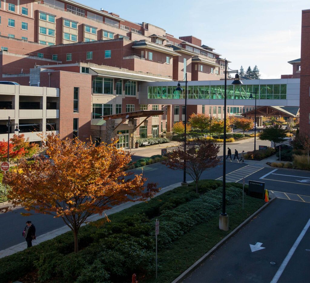Hospital system entrance