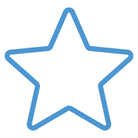 Blue star icon